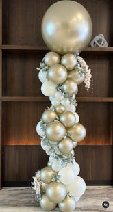 Silk Oyster White Balloons